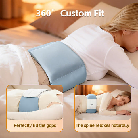 Wnfou 360 wrap-fastener keeps pillow in place during long work sessions