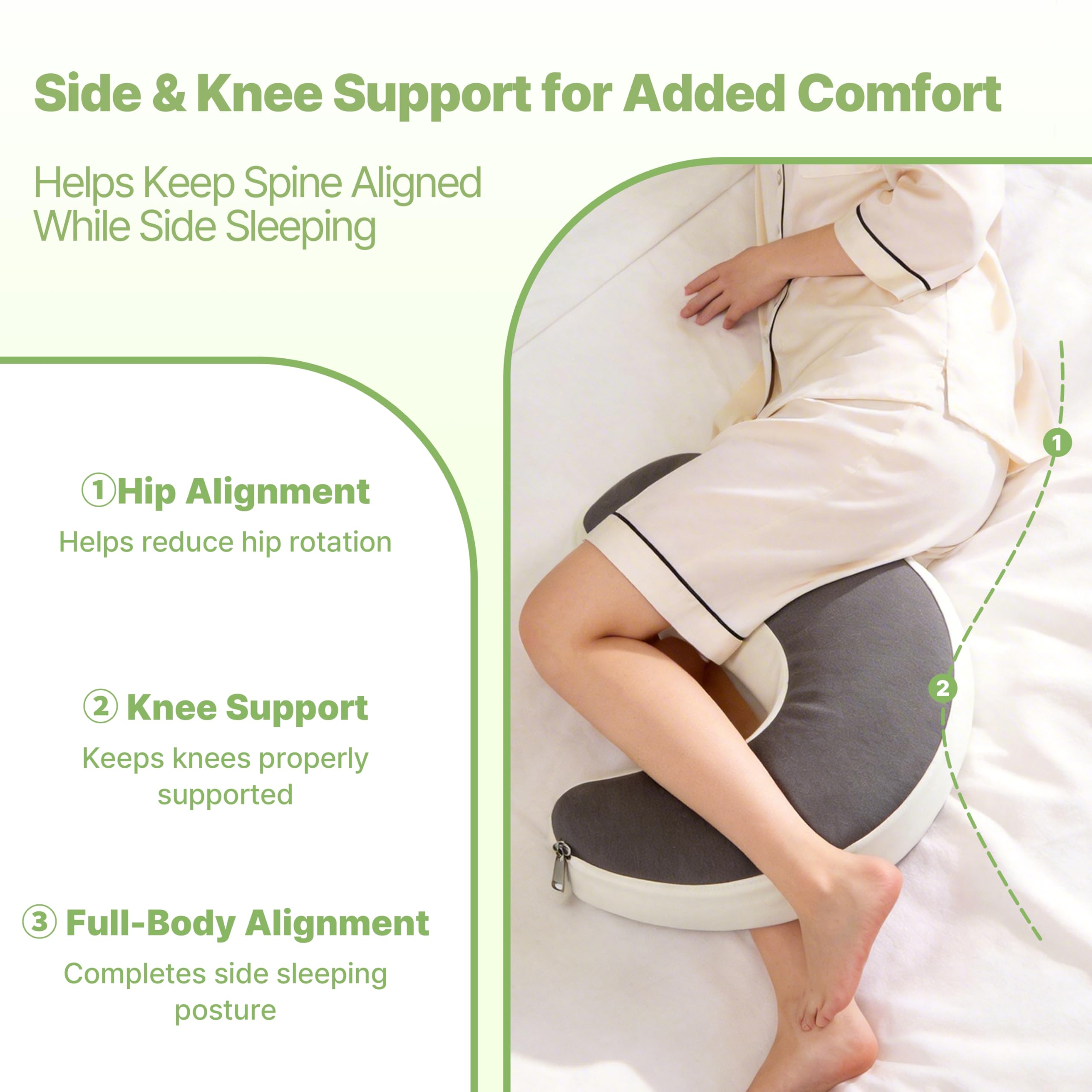 Wnfou arm-hole design relieves shoulder pressure and minimizes tossing.