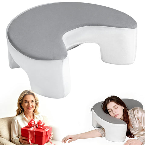 Wnfou Side Sleeper Pillow with Arm Holes enables natural arm tunnel and uninterrupted sleep.