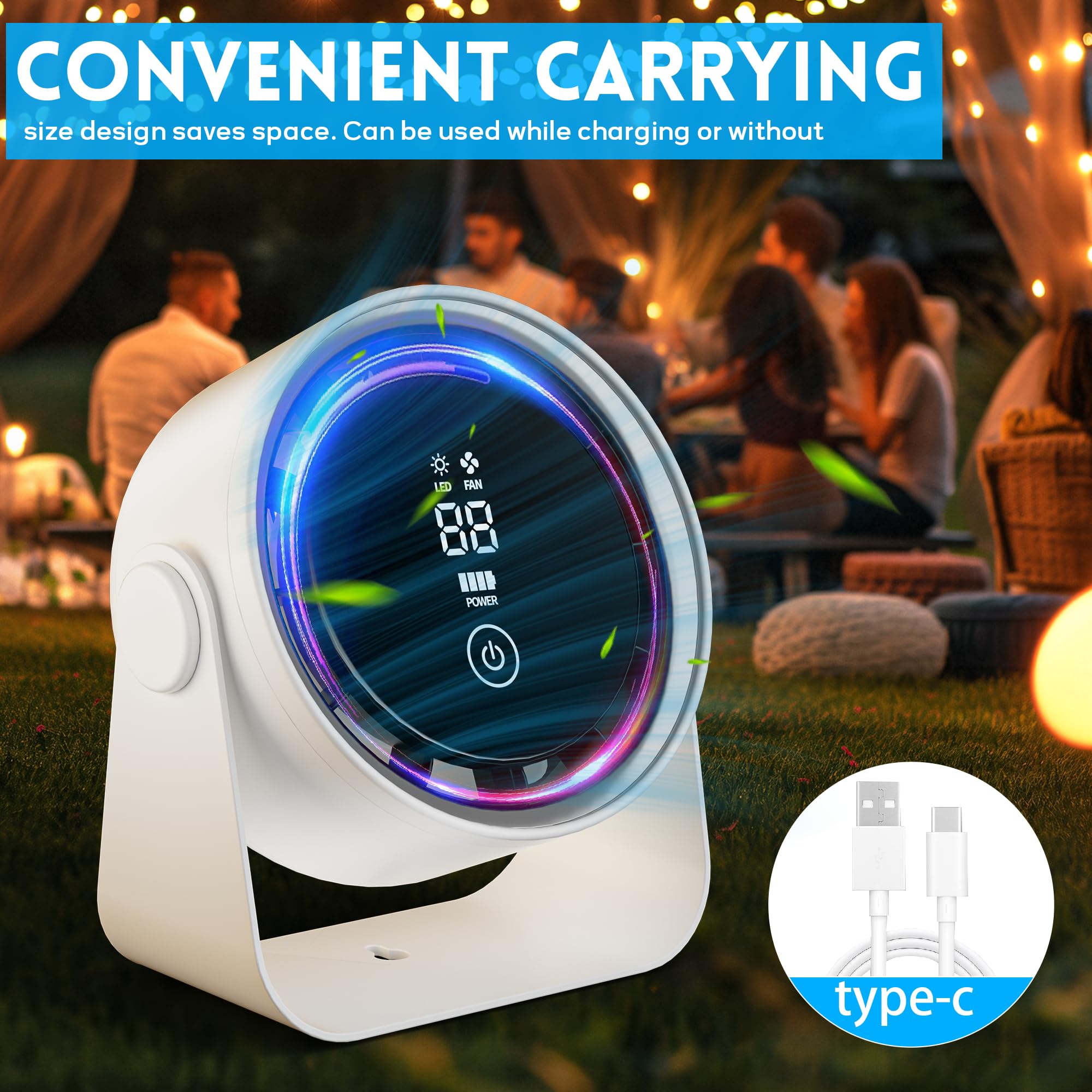 WNXQGZ compact retro-design fan adds style and safety to rooms.