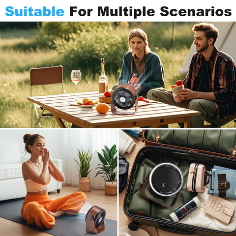 WNXQGZ small desk fan enclosed blades for kids and pets safety.