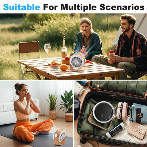 WNXQGZ small-desk-fan-led-display keeps speed and battery visible.