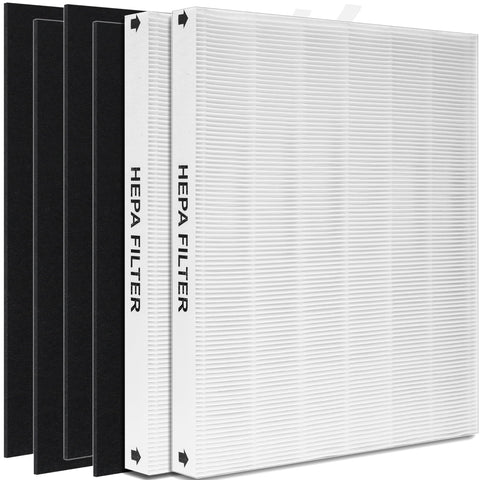 WOCASE AP-1512HH true HEPA filter captures dust and pollen for cleaner air