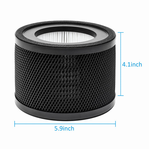 WOCASE TT-AP001 packaging image; two filters included for easy setup.