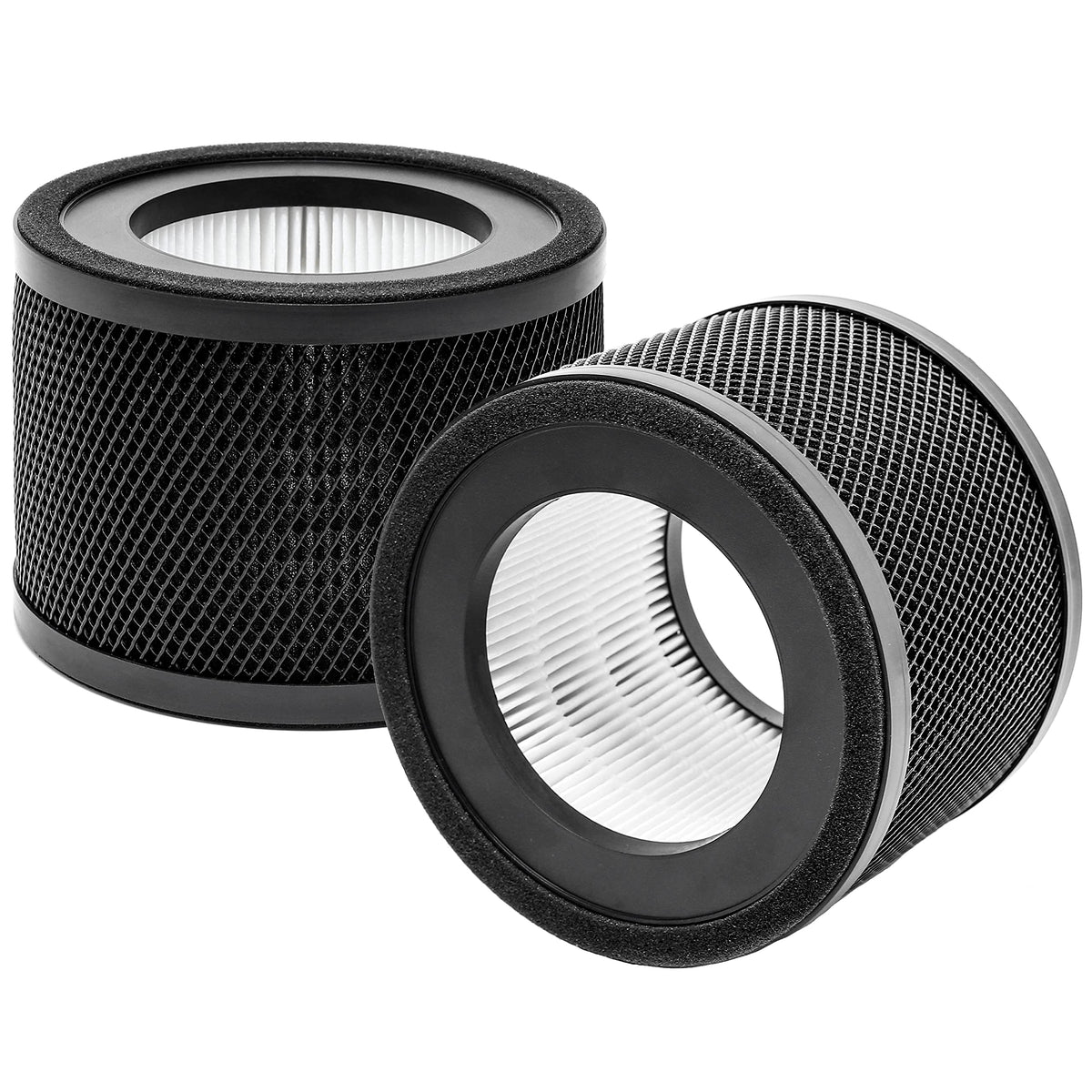 WOCASE TT-AP001 true HEPA filter close-up; boosts particle removal in TaoTronics purifiers.