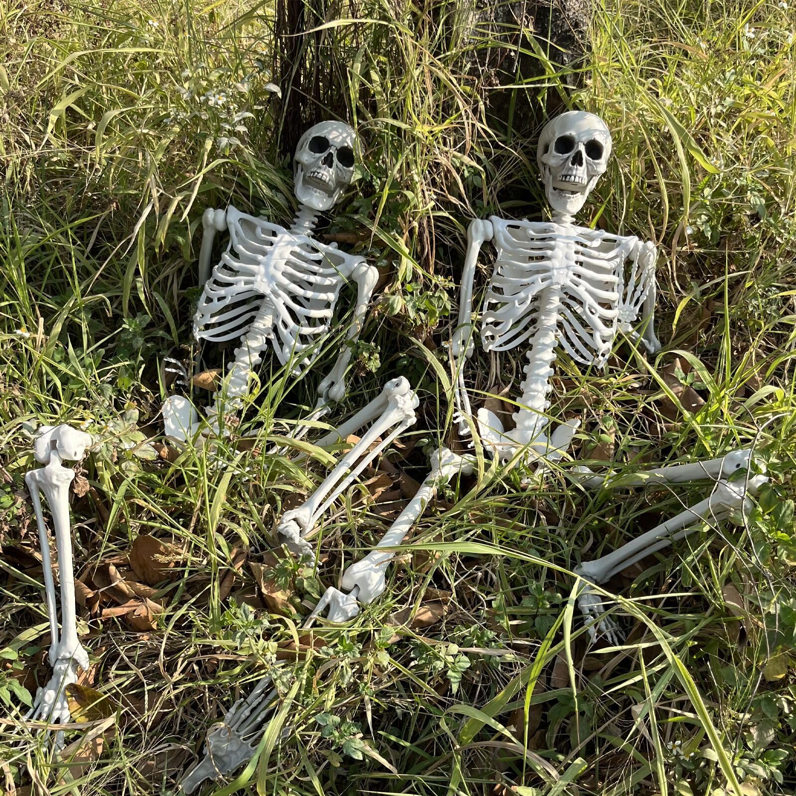Wocst haunted house decor skeleton ideal for spooky entrances