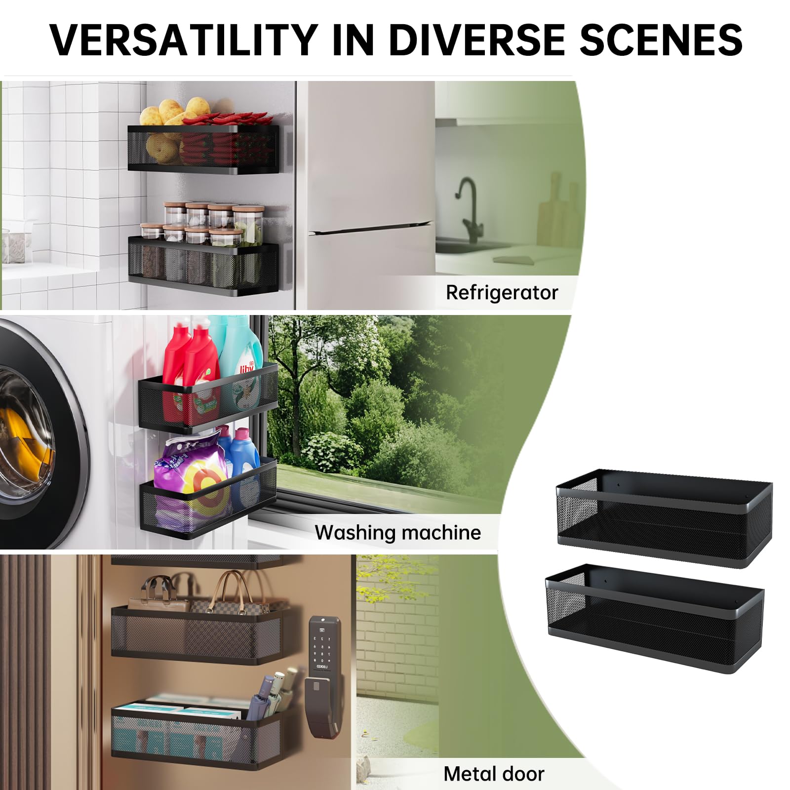 WOCUBEHOME high-carbon steel construction resists rust and deformation.