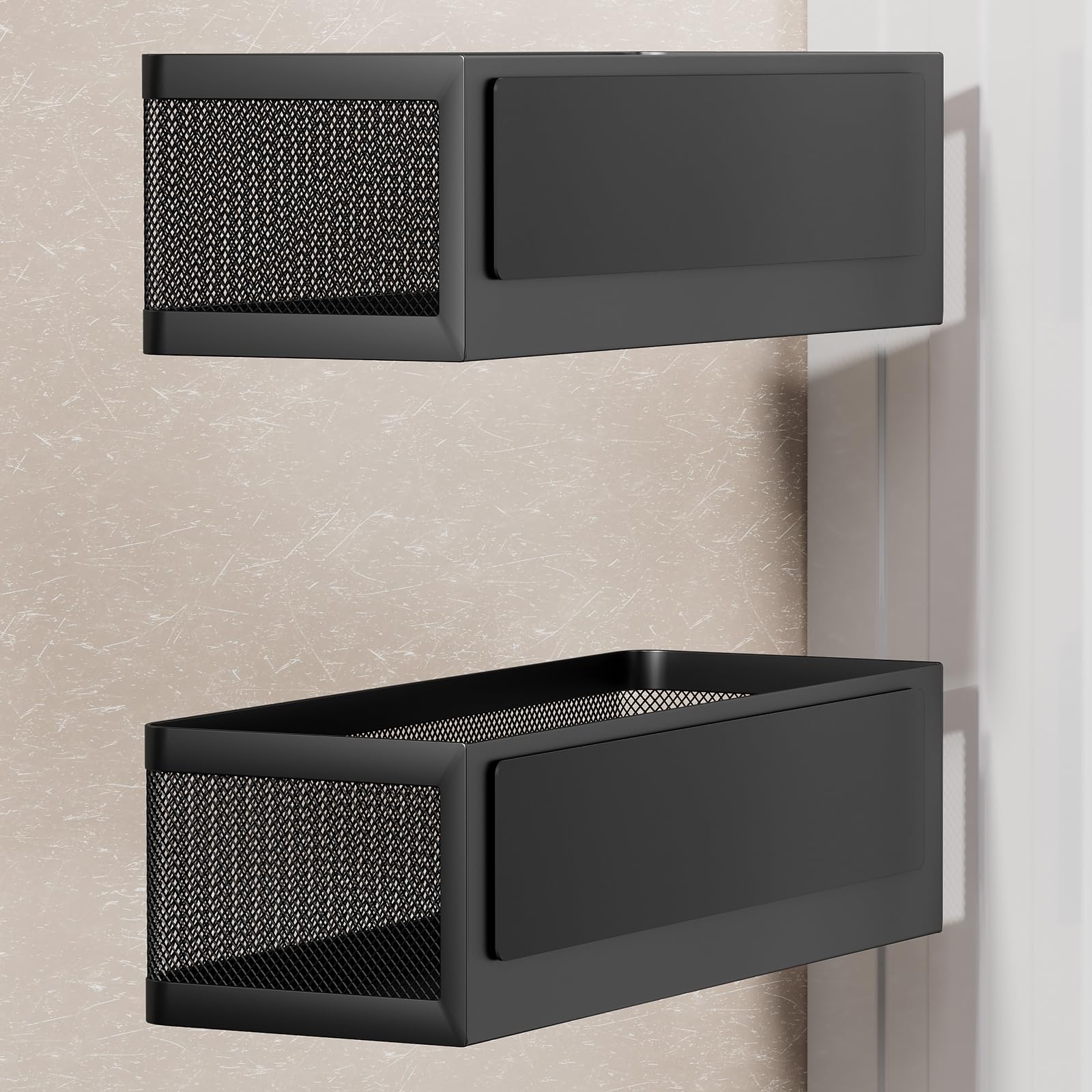 WOCUBEHOME two-pack storage boosts pantry, fridge, and office organization.