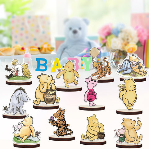 WOHOOBAOW Winnie table toppers perfect for dessert tables and cakes.