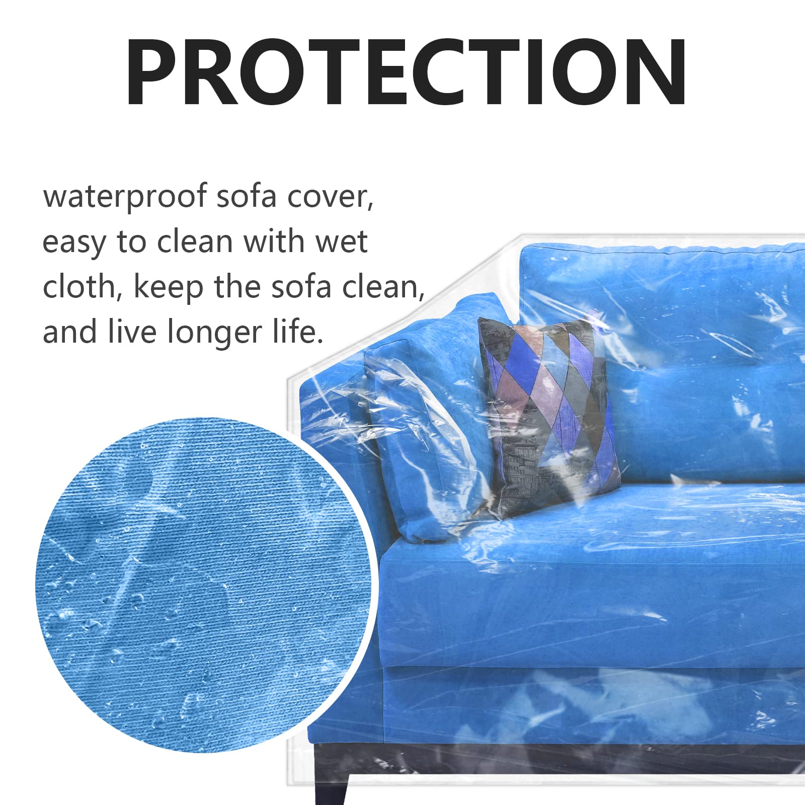 Wokire skin-safe plastic cover for comfortable, safe use around family and pets.