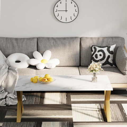 Wolawu coffee table shown in a living room setup.