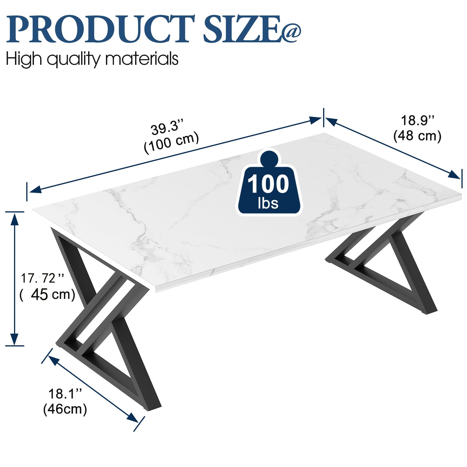 Wolawu rectangular coffee table complements modern interiors with clean lines.