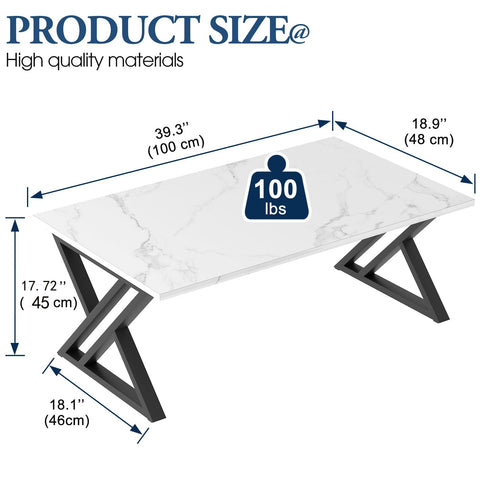 Wolawu rectangular coffee table complements modern interiors with clean lines.