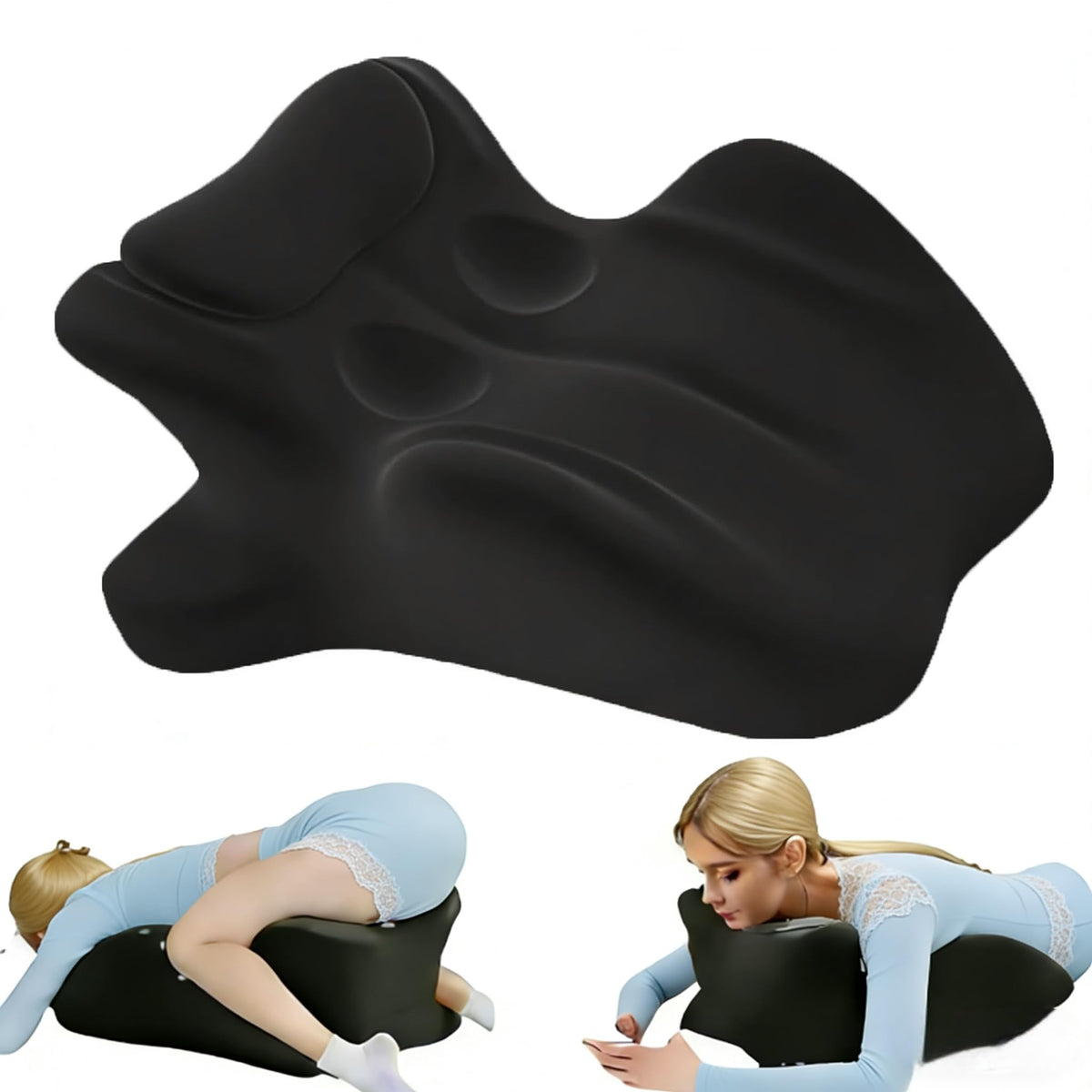 Woless Couple Sweet Pillow Wedge Ergonomic Design supports comfortable positioning during intimate moments.
