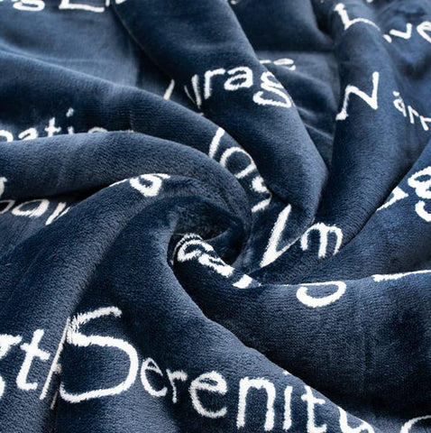 Wolf Creek Blanket lightweight warmth for year-round use.