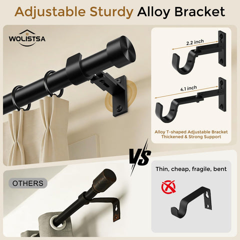 Wolistsa alloy T-shaped brackets add stability and clearance