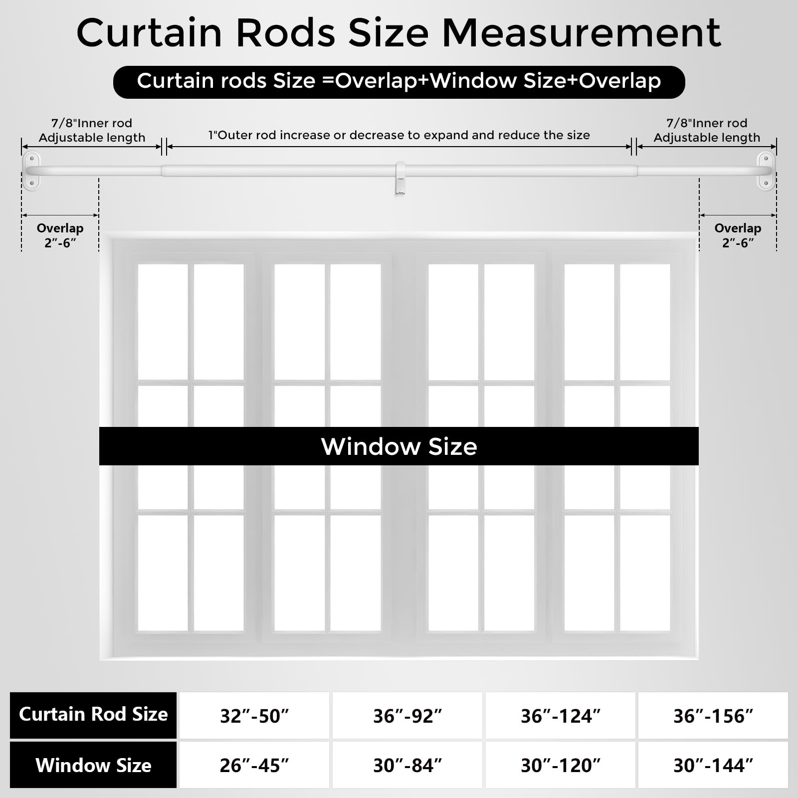 Wolistsa curved-return design enables seamless drapery coverage.
