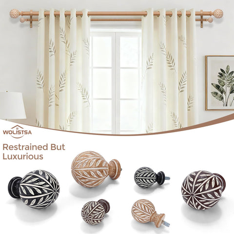 Wolistsa extendable-rod allows seamless length adjustments for wide windows.