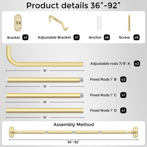 Wolistsa easy installation guide makes mounting quick.