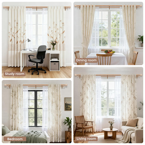 Wolistsa farmhouse-style mount for bedrooms and living rooms.