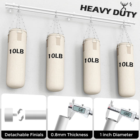 Wolistsa heavy-duty double rod with 1 inch front and 5/8 inch back