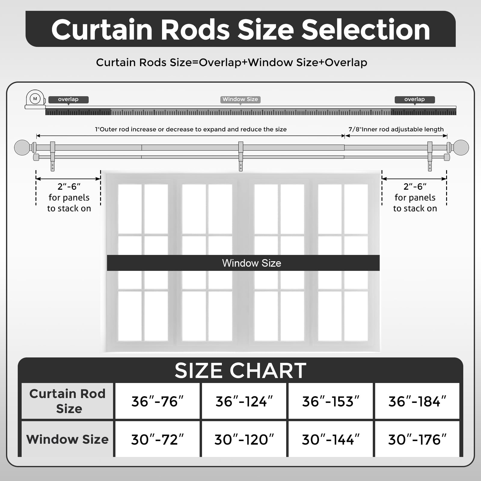 Wolistsa includes brackets, screws, and anchors for easy installation.