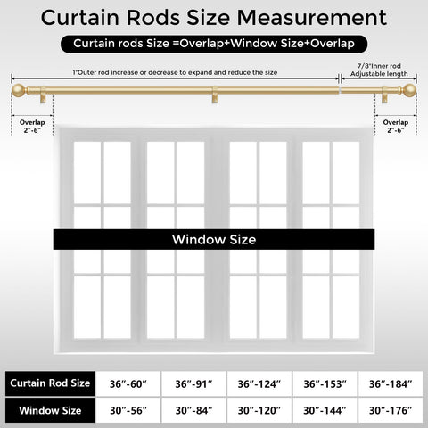 Wolistsa smooth-glide finish helps curtains move quietly.