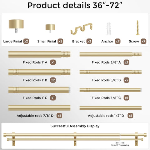 Wolistsa smooth gold finish close-up highlights durable, glossy surface.