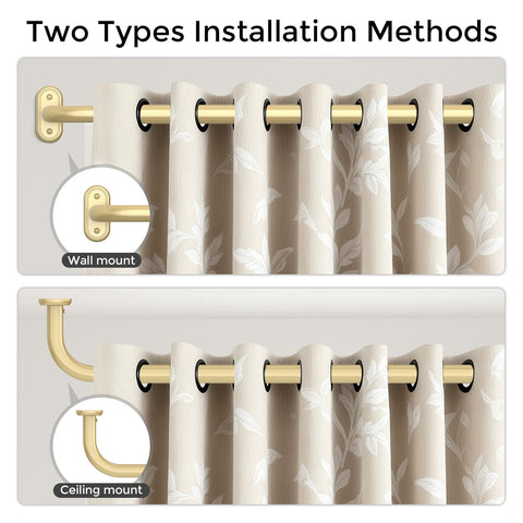 Wolistsa telescoping splicing design adjusts length for any window.