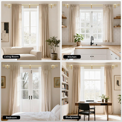 Wolistsa all-metal construction ensures durable, long-lasting window treatment.