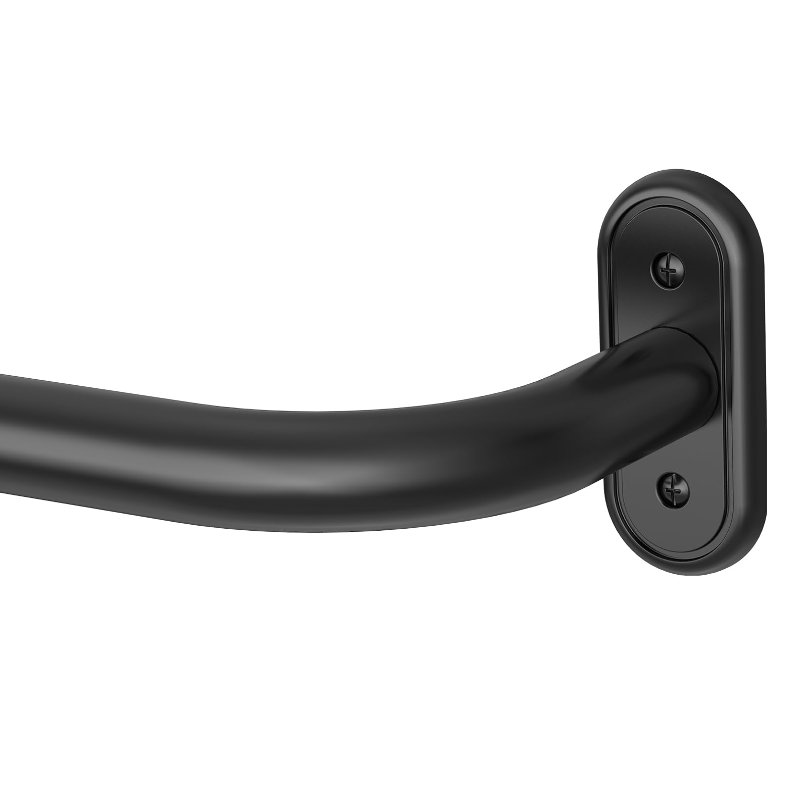 Wolistsa wrap-around curtain rod provides seamless darkness for a restful night