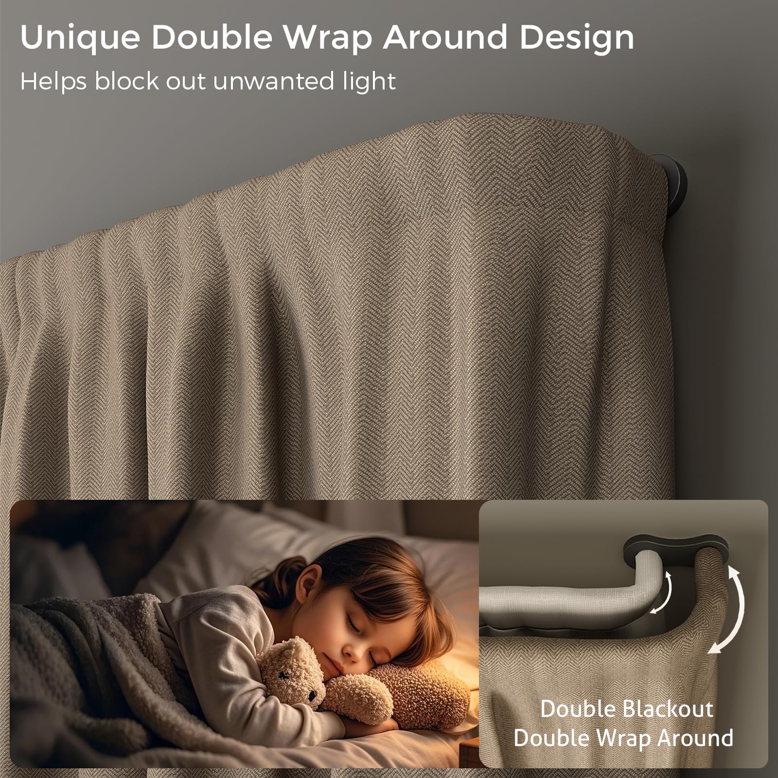 Wolistsa wrap-around end brackets closeup highlight sturdy hardware for lasting use