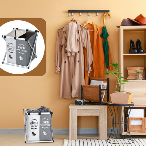 Wonderjune aluminum alloy frame provides sturdy floor support.