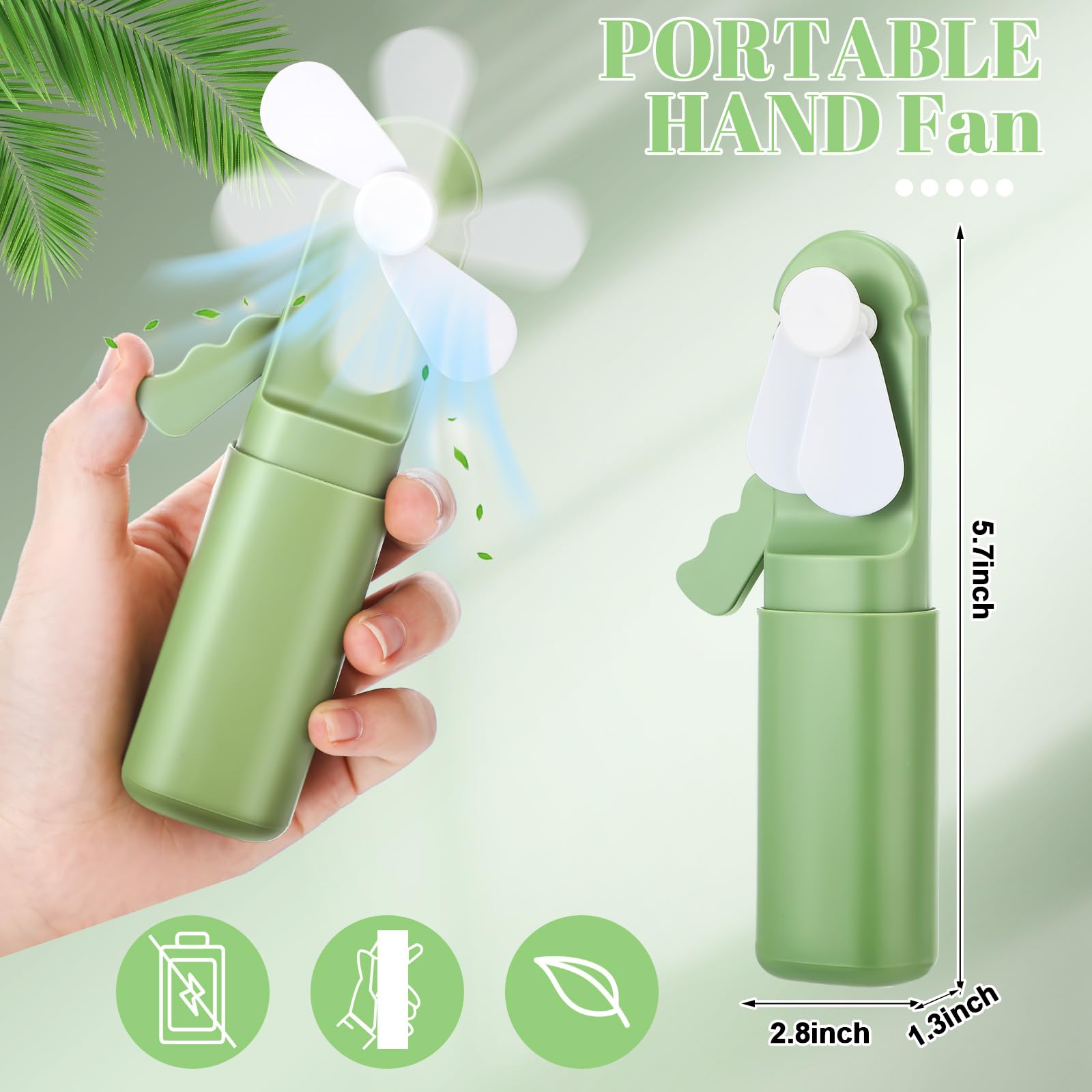Wonderjune pocket-size manual fan no battery offers instant relief on hot commutes.