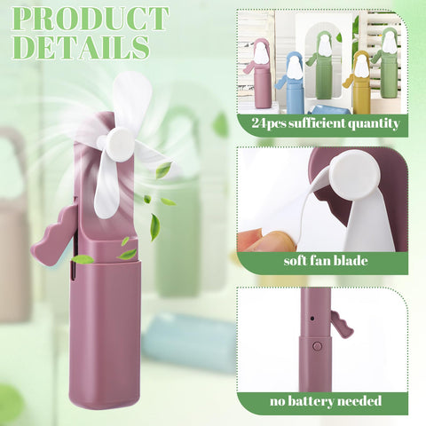 Wonderjune summer party-favor mini fan provides a refreshing breeze for guests.