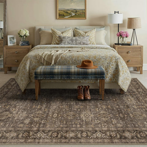 WondRg 8x10 rug bedroom cozy scene.