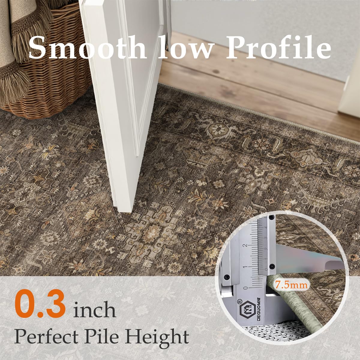 WondRg vintage pattern emphasizes timeless character in modern spaces.