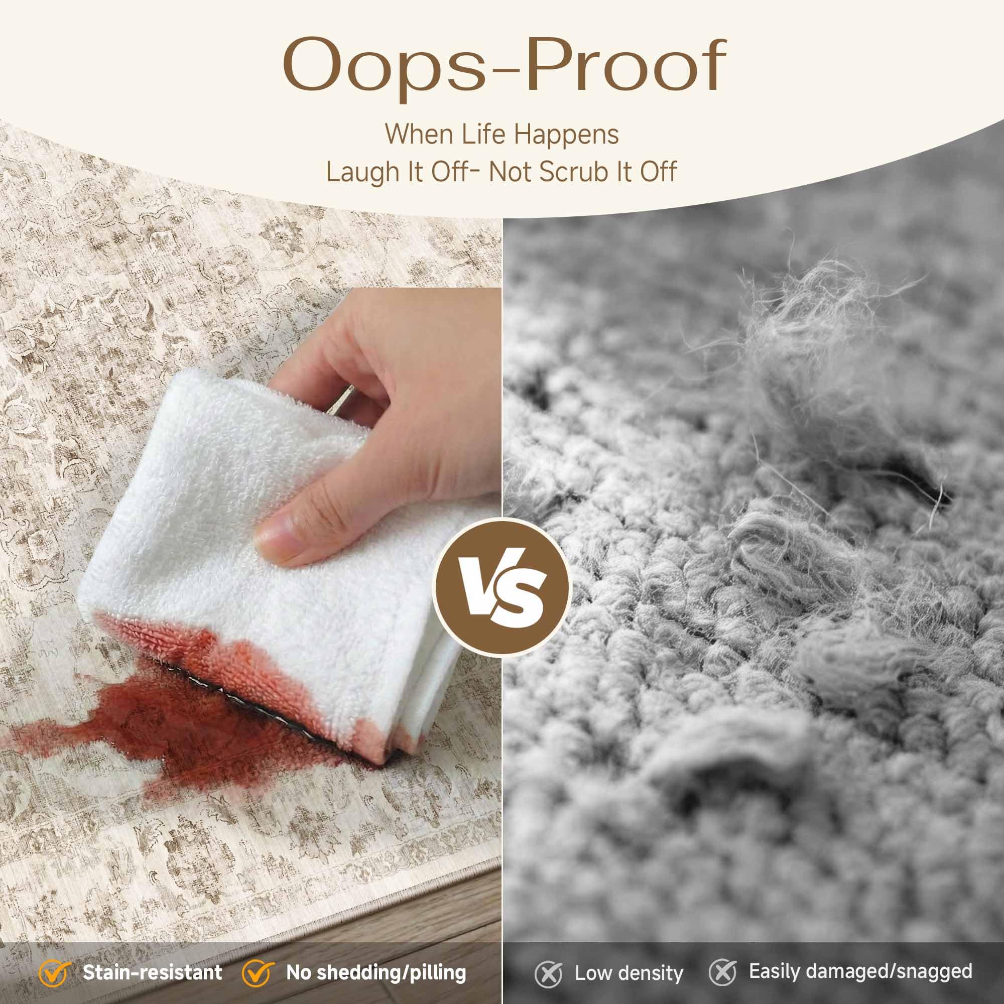 WondRg entryway rug offering ample coverage and easy cleaning.