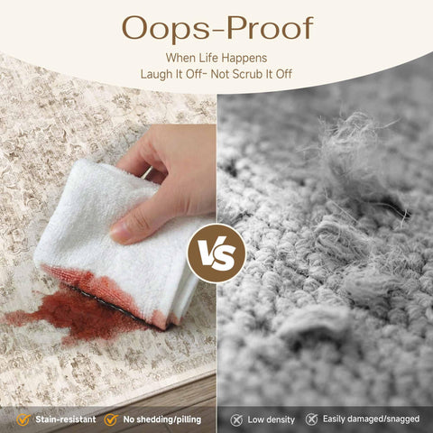 WondRg entryway rug offering ample coverage and easy cleaning.