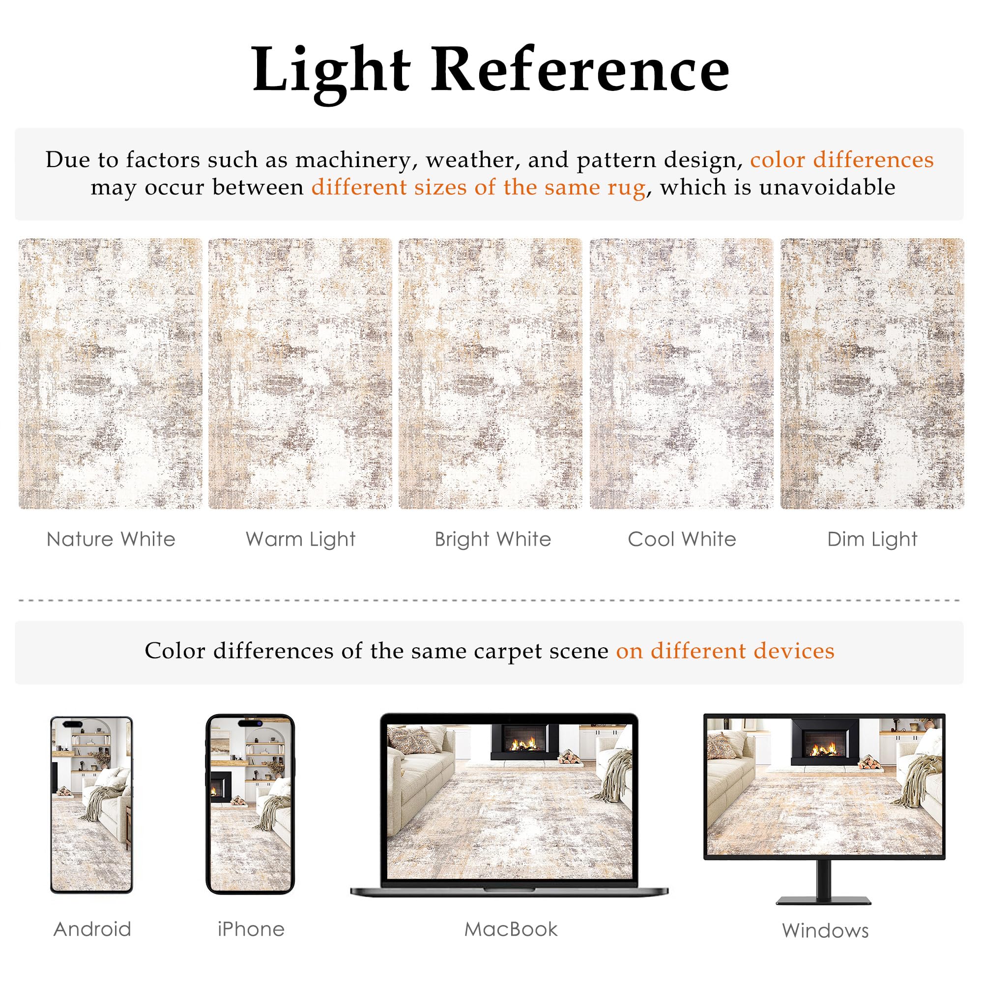 WondRg lightweight rug, easy care for fast setups.