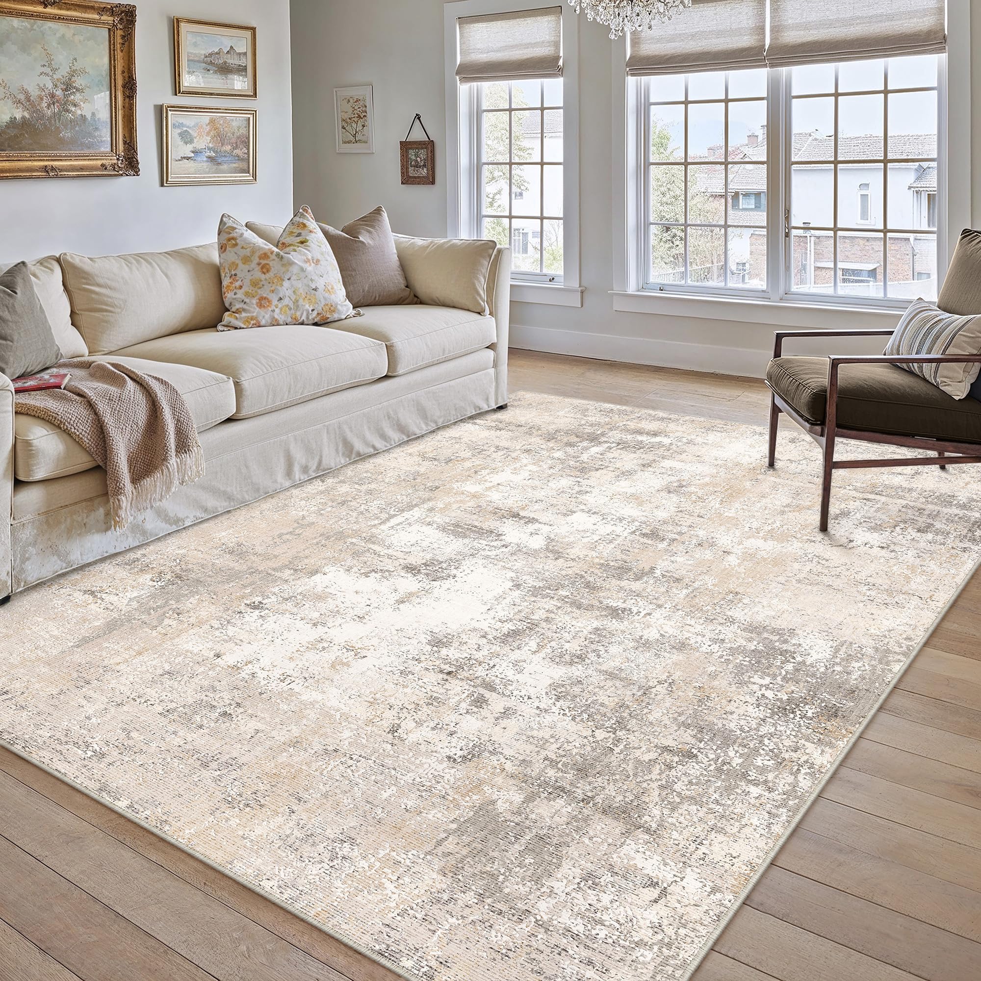 WondRg rug back shows non-slip backing for stable placement.