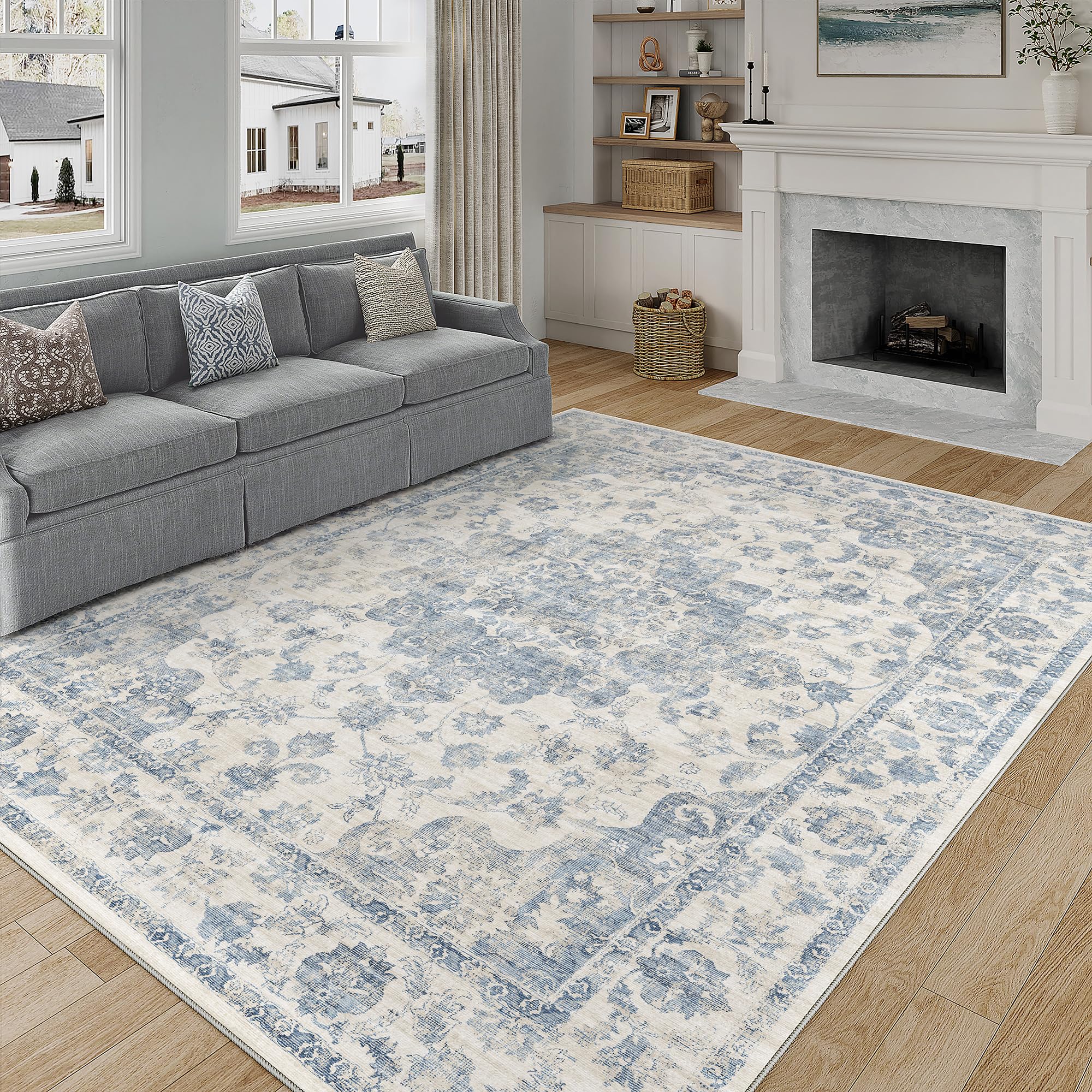 WondRg non-slip rug designed for high-traffic entryways.