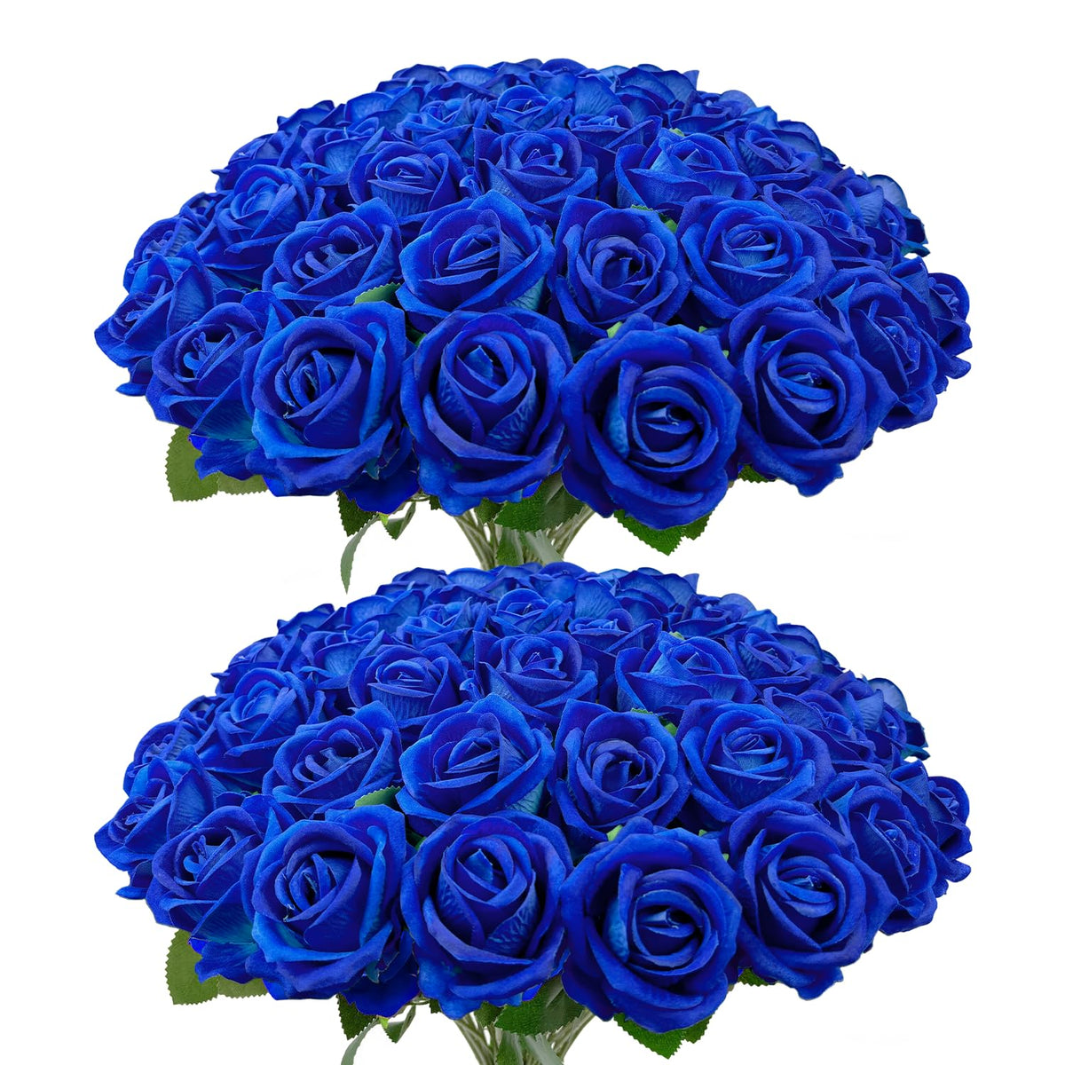 Wondrus blue velvet roses bouquet for elegant home décor and centerpieces.