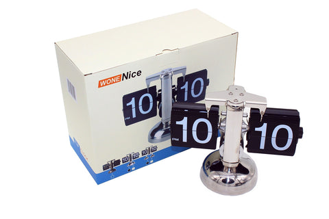WoneNice clock in a kitchen scene demonstrating versatile decor appeal.
