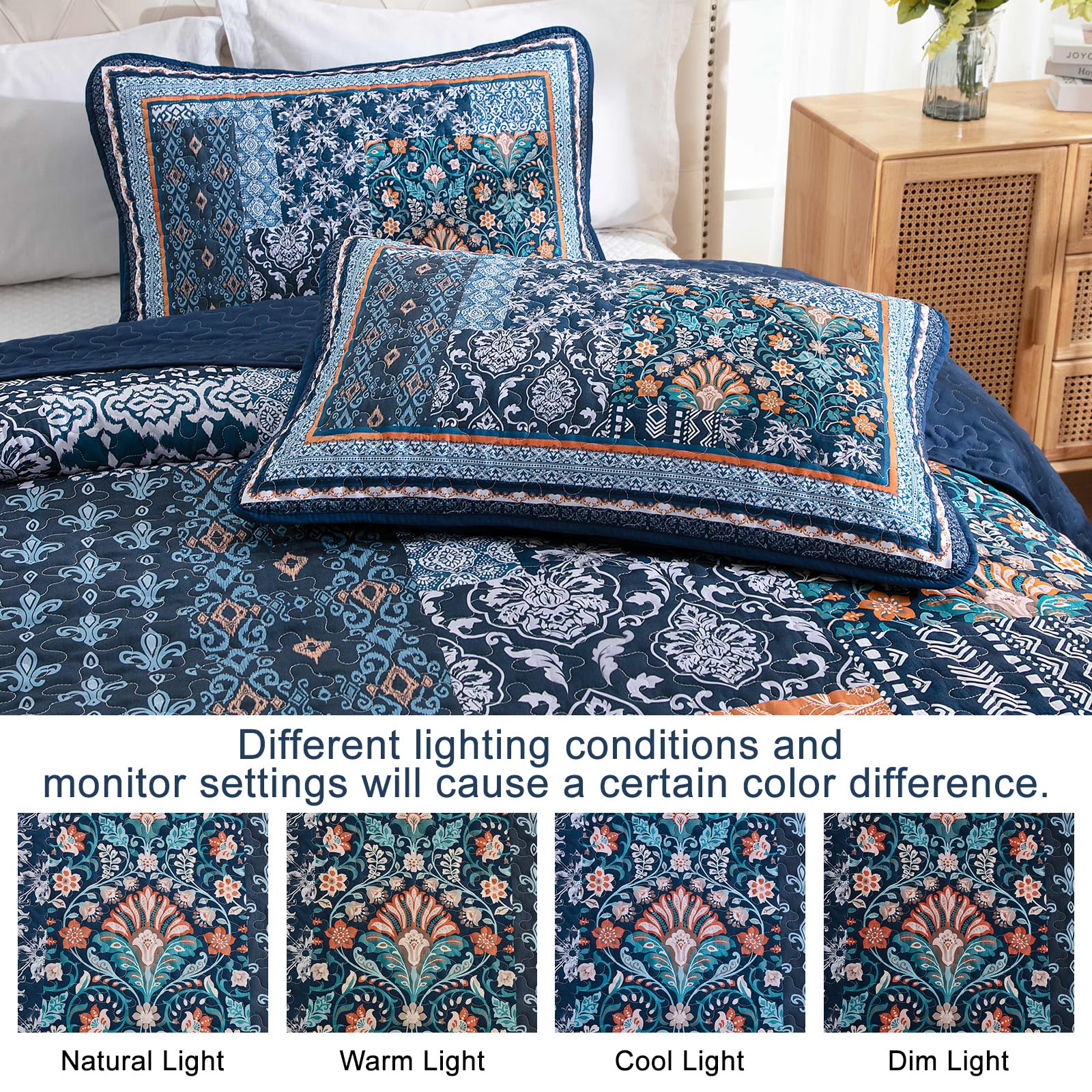 WONGS BEDDING all-season quilt ideal for year-round comfort.