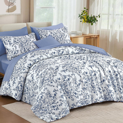 WONGS BEDDING bed-in-a-bag floral pattern simplifies setup
