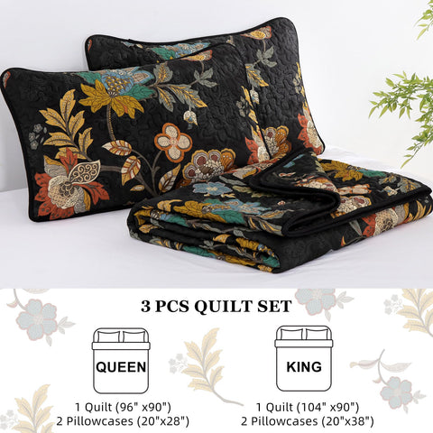 WONGS BEDDING bedroom setup shows how the quilt fits king beds stylishly.