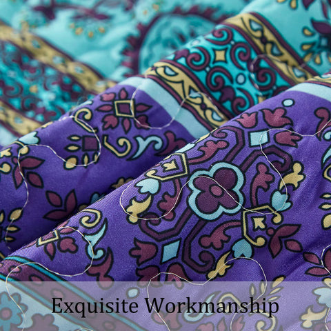 WONGS BEDDING draped on bed shows all-season warmth and breathability.