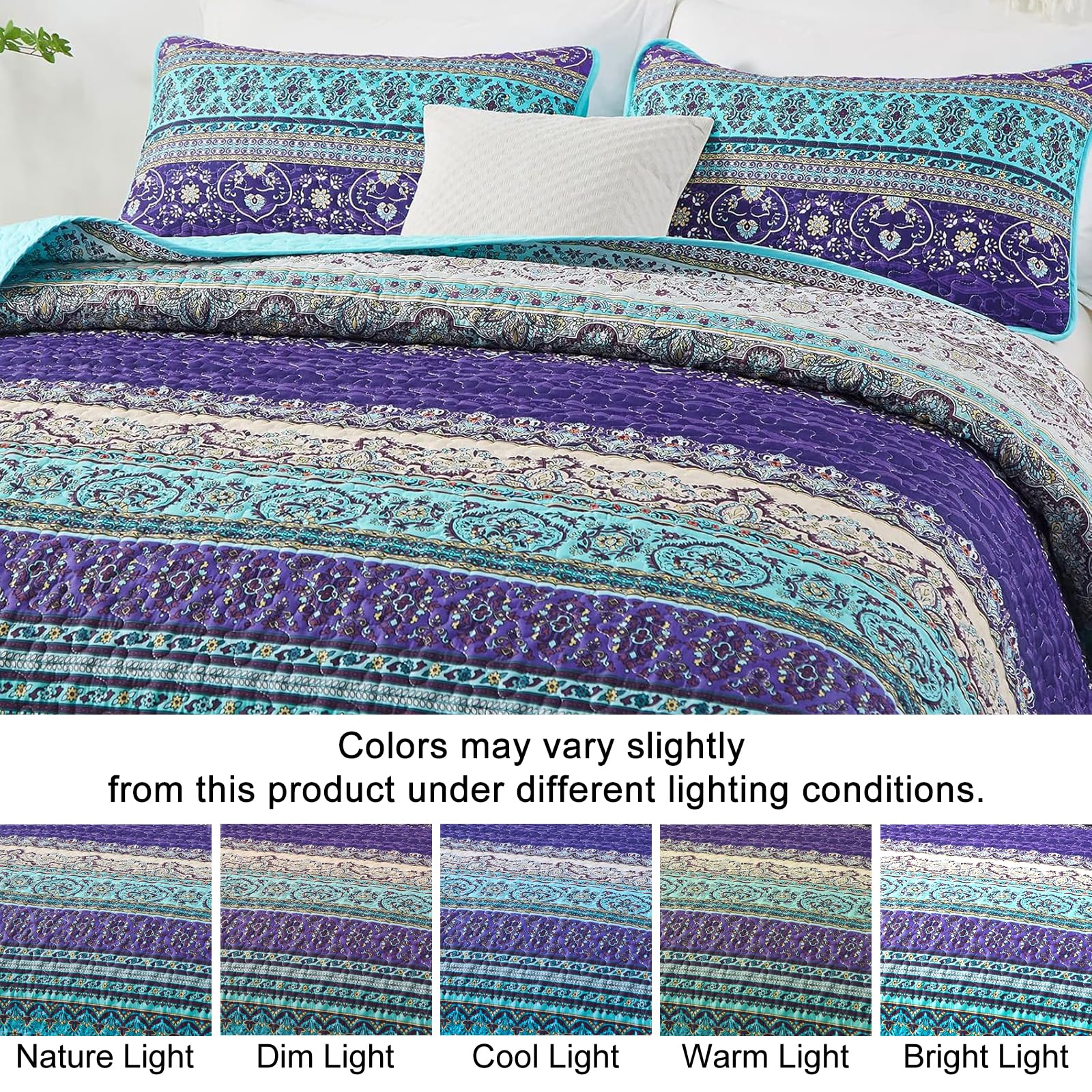 WONGS BEDDING bed-ready setup shows included pillow shams.