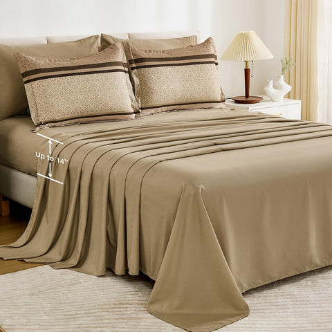 WONGS Bedding flat sheet 90x102 shows full bed coverage and fitting edges